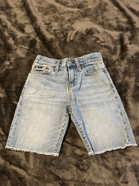 Polo Ralph Lauren Light Frayed Hem Sullivan Slim Denim Shorts boys 10